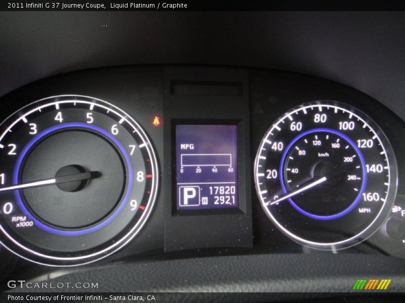 Liquid Platinum / Graphite 2011 Infiniti G 37 Journey Coupe