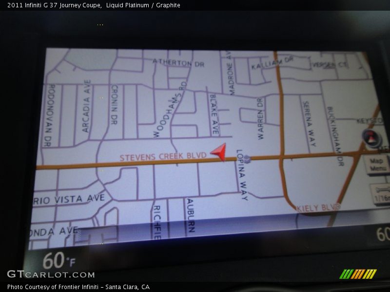 Liquid Platinum / Graphite 2011 Infiniti G 37 Journey Coupe