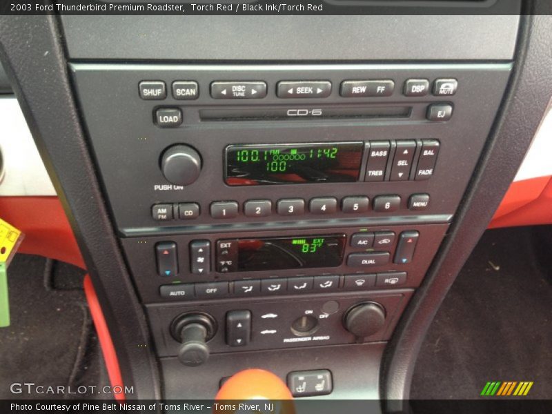 Controls of 2003 Thunderbird Premium Roadster