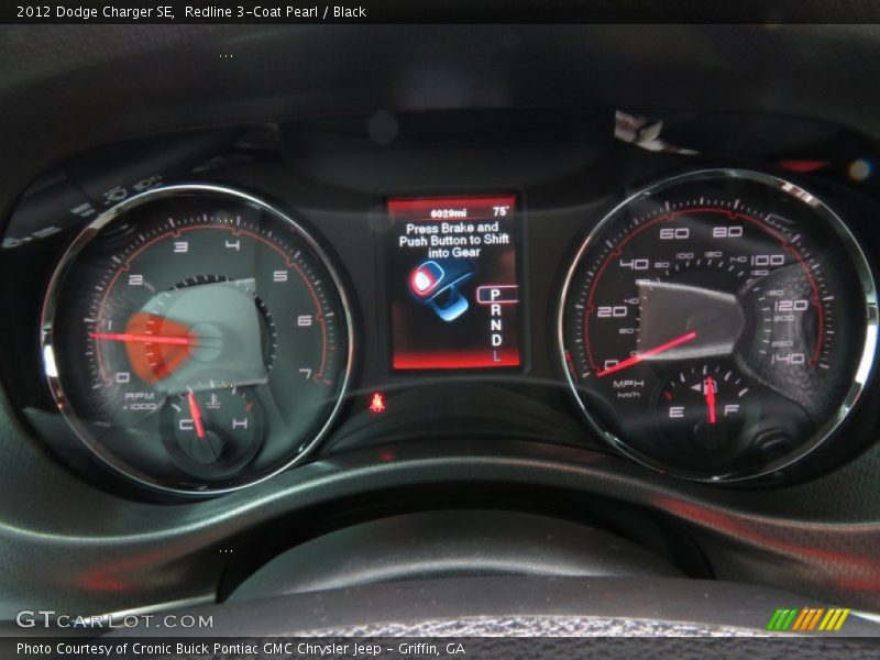 Redline 3-Coat Pearl / Black 2012 Dodge Charger SE