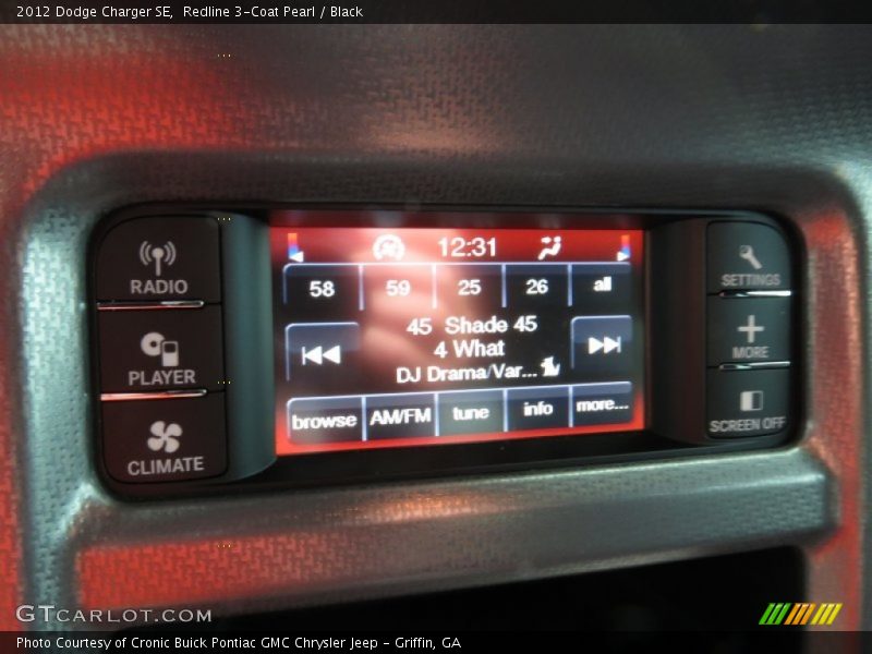 Redline 3-Coat Pearl / Black 2012 Dodge Charger SE