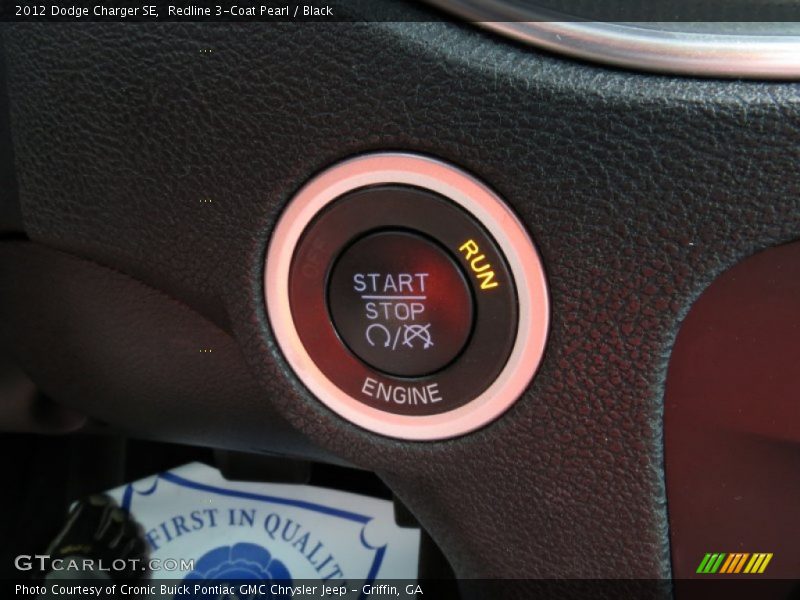 Redline 3-Coat Pearl / Black 2012 Dodge Charger SE