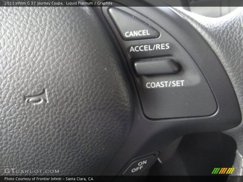 Liquid Platinum / Graphite 2011 Infiniti G 37 Journey Coupe