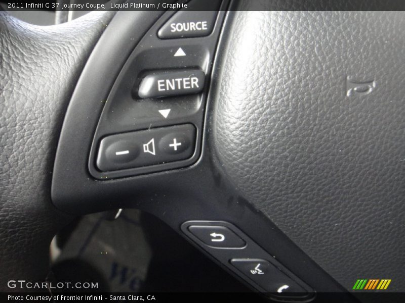 Liquid Platinum / Graphite 2011 Infiniti G 37 Journey Coupe