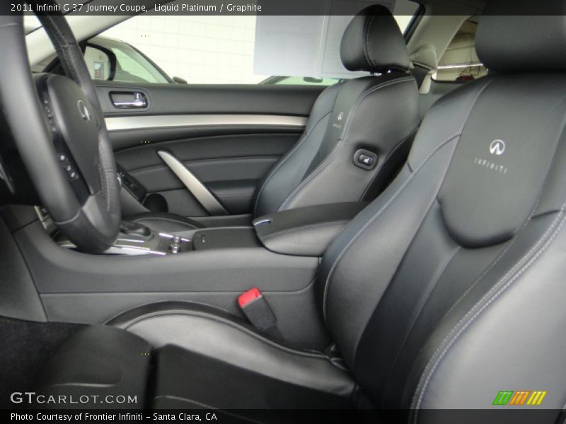 Liquid Platinum / Graphite 2011 Infiniti G 37 Journey Coupe