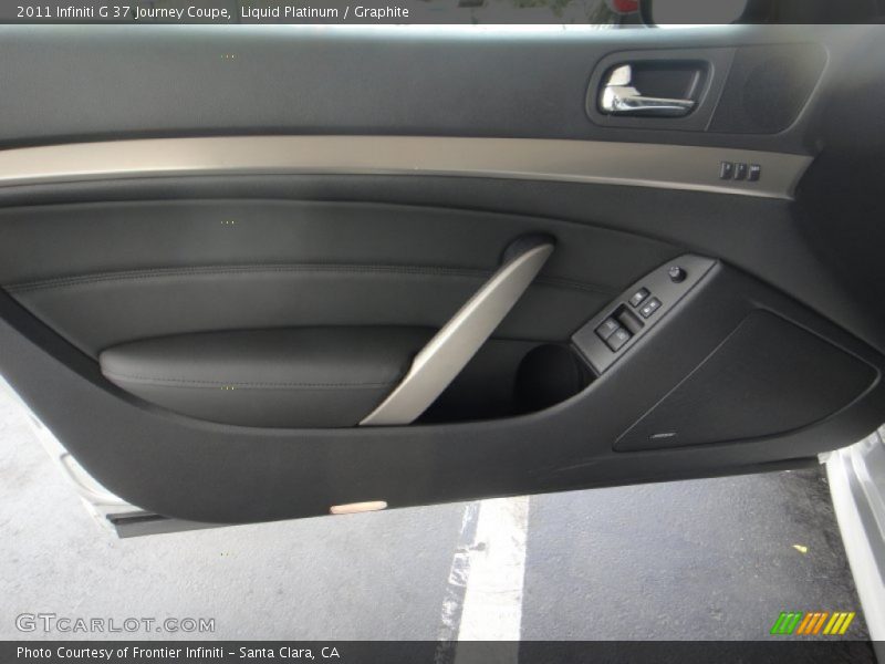 Liquid Platinum / Graphite 2011 Infiniti G 37 Journey Coupe