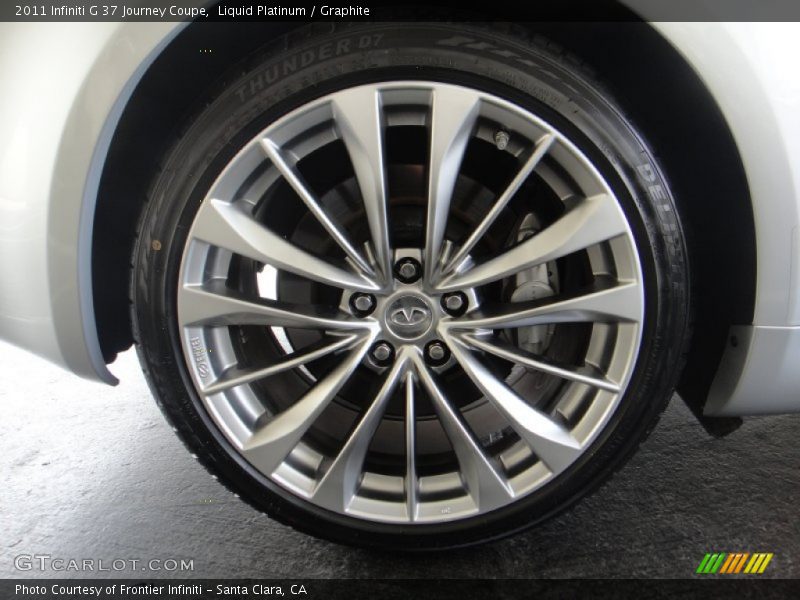 Liquid Platinum / Graphite 2011 Infiniti G 37 Journey Coupe