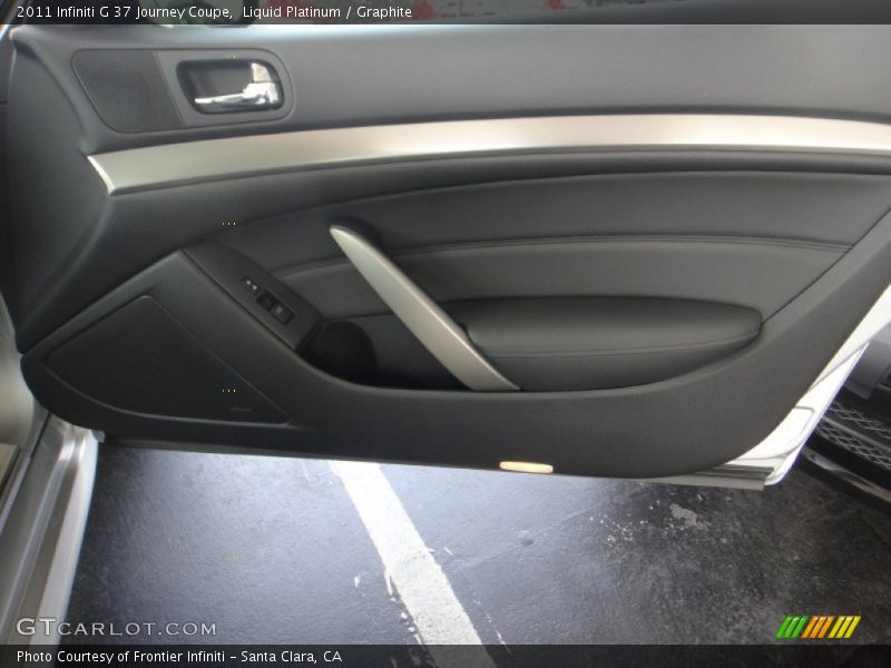 Liquid Platinum / Graphite 2011 Infiniti G 37 Journey Coupe