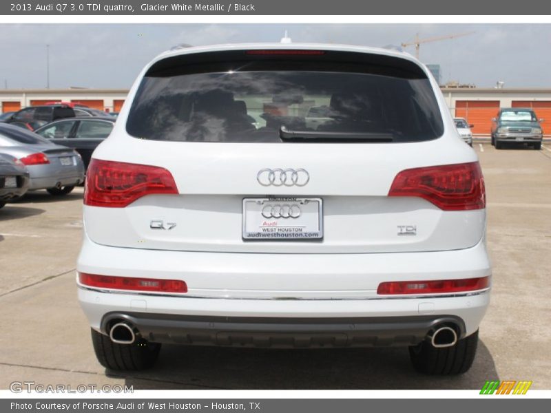 Glacier White Metallic / Black 2013 Audi Q7 3.0 TDI quattro