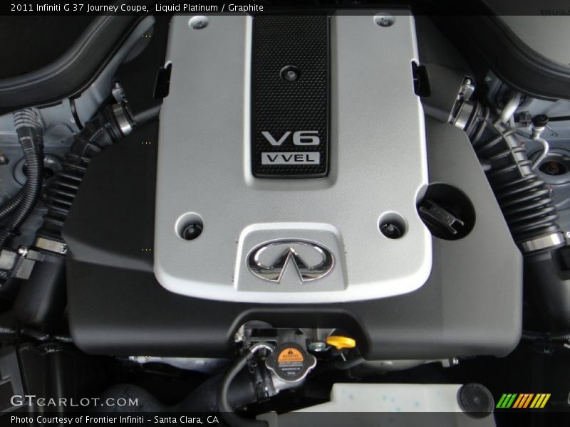 Liquid Platinum / Graphite 2011 Infiniti G 37 Journey Coupe