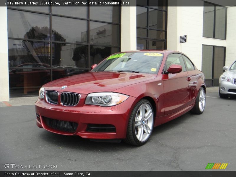Front 3/4 View of 2012 1 Series 135i Coupe