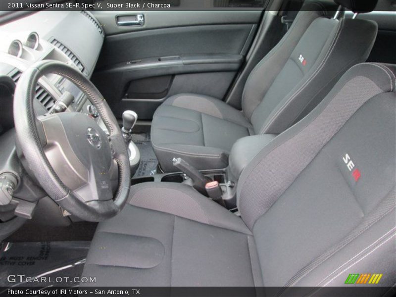  2011 Sentra SE-R Spec V Charcoal Interior