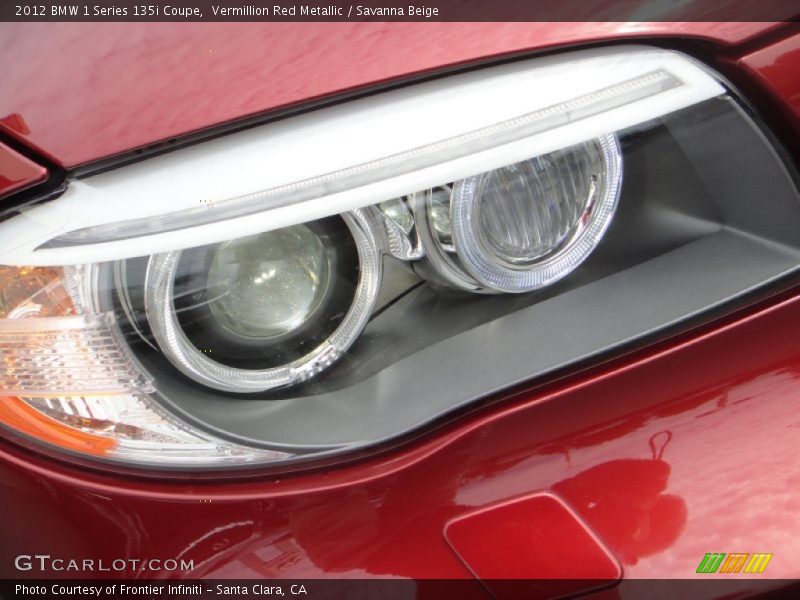 Vermillion Red Metallic / Savanna Beige 2012 BMW 1 Series 135i Coupe