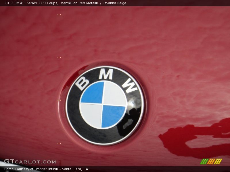 Vermillion Red Metallic / Savanna Beige 2012 BMW 1 Series 135i Coupe