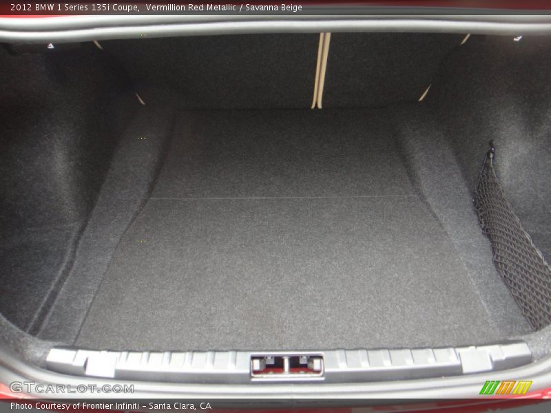  2012 1 Series 135i Coupe Trunk