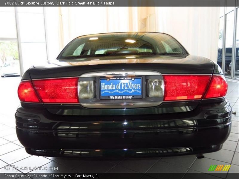 Dark Polo Green Metallic / Taupe 2002 Buick LeSabre Custom
