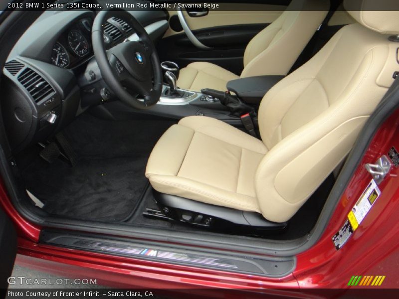 Front Seat of 2012 1 Series 135i Coupe