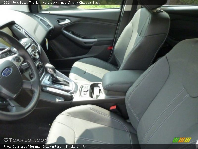 Front Seat of 2014 Focus Titanium Hatchback