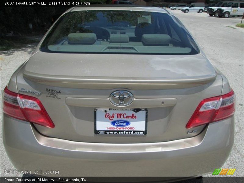 Desert Sand Mica / Ash 2007 Toyota Camry LE