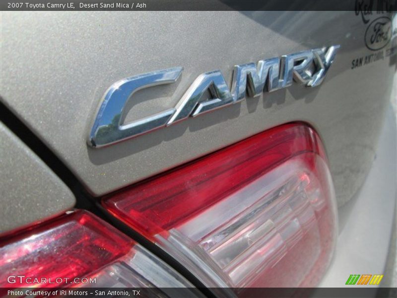 Desert Sand Mica / Ash 2007 Toyota Camry LE