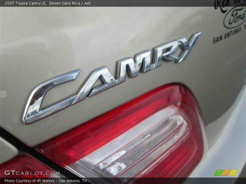 Desert Sand Mica / Ash 2007 Toyota Camry LE