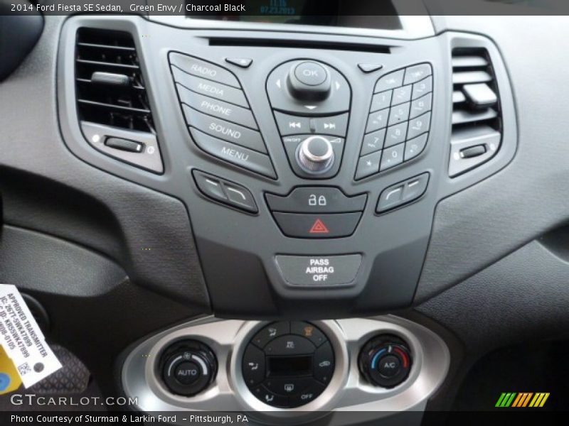 Controls of 2014 Fiesta SE Sedan