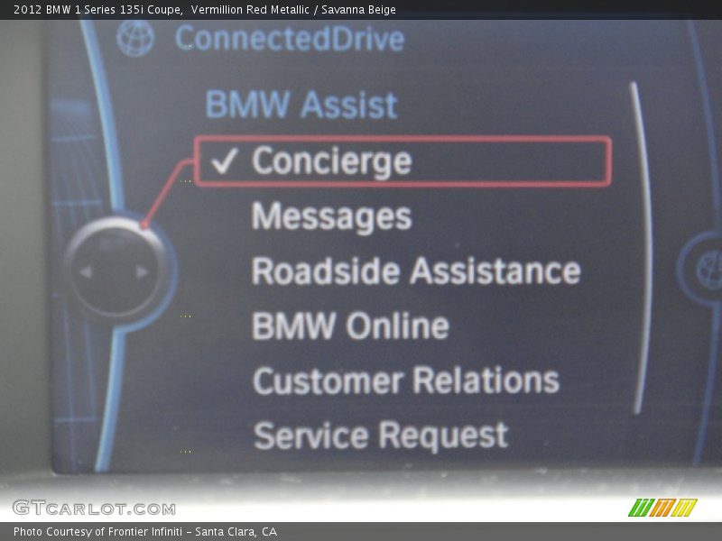 Vermillion Red Metallic / Savanna Beige 2012 BMW 1 Series 135i Coupe