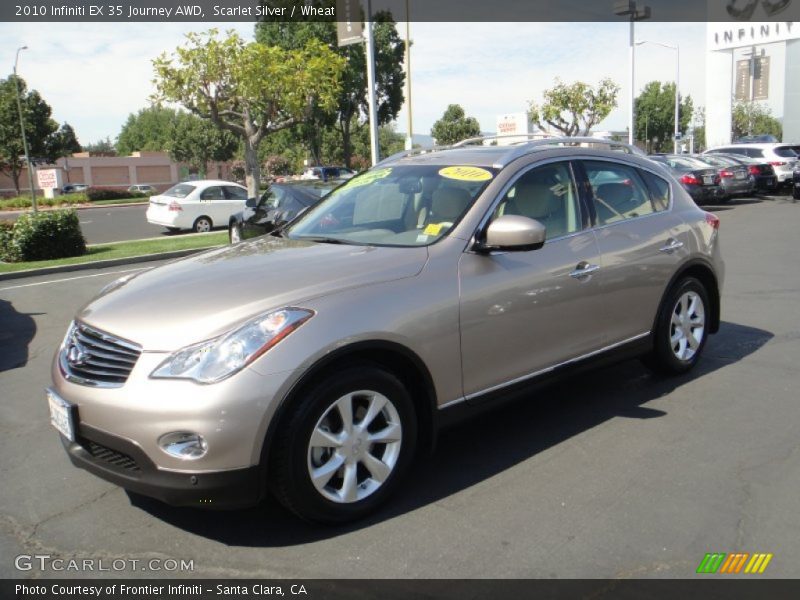 Scarlet Silver / Wheat 2010 Infiniti EX 35 Journey AWD