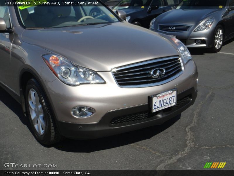 Scarlet Silver / Wheat 2010 Infiniti EX 35 Journey AWD