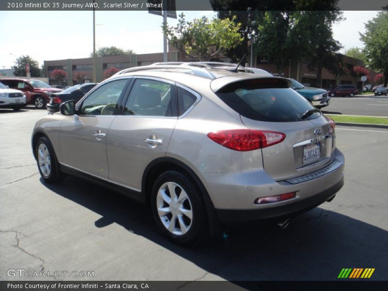 Scarlet Silver / Wheat 2010 Infiniti EX 35 Journey AWD