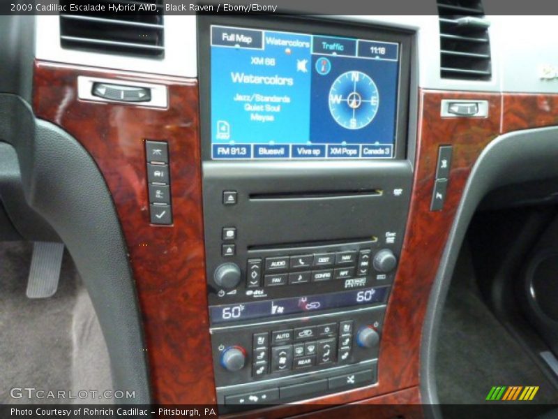 Black Raven / Ebony/Ebony 2009 Cadillac Escalade Hybrid AWD