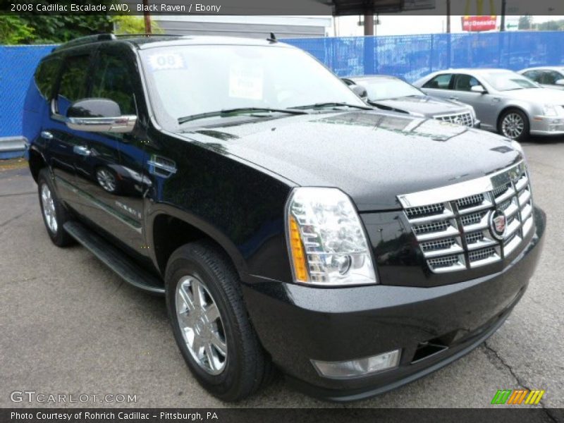 Black Raven / Ebony 2008 Cadillac Escalade AWD