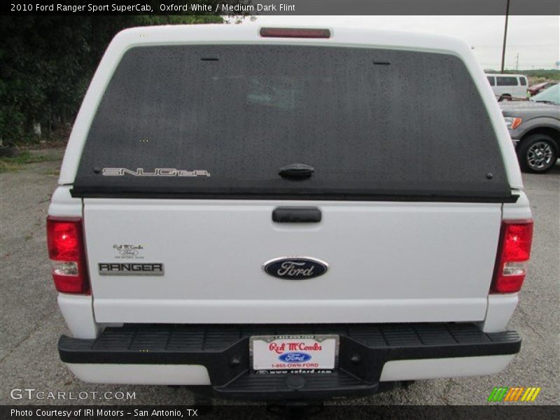Oxford White / Medium Dark Flint 2010 Ford Ranger Sport SuperCab