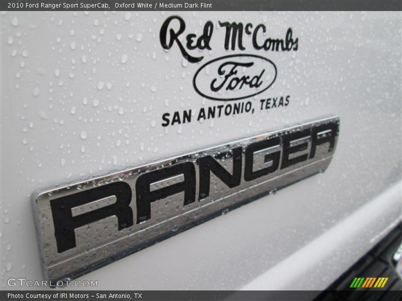 Oxford White / Medium Dark Flint 2010 Ford Ranger Sport SuperCab