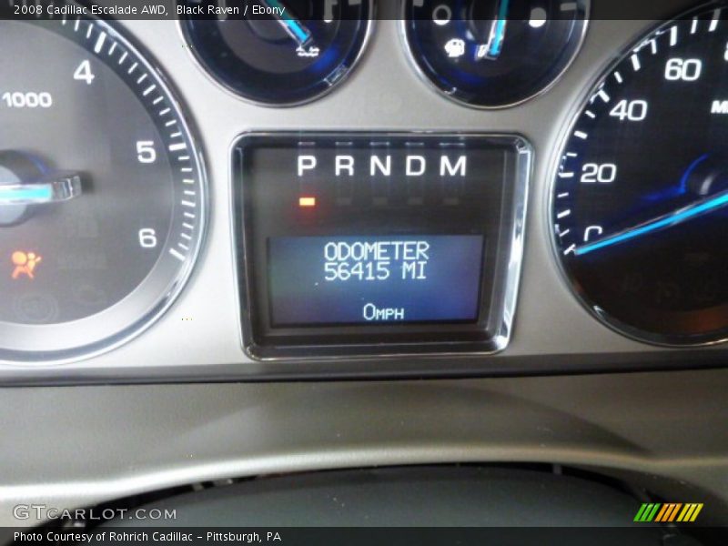 Black Raven / Ebony 2008 Cadillac Escalade AWD