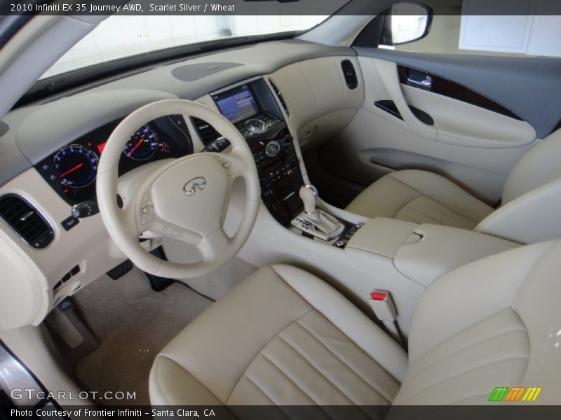 Scarlet Silver / Wheat 2010 Infiniti EX 35 Journey AWD