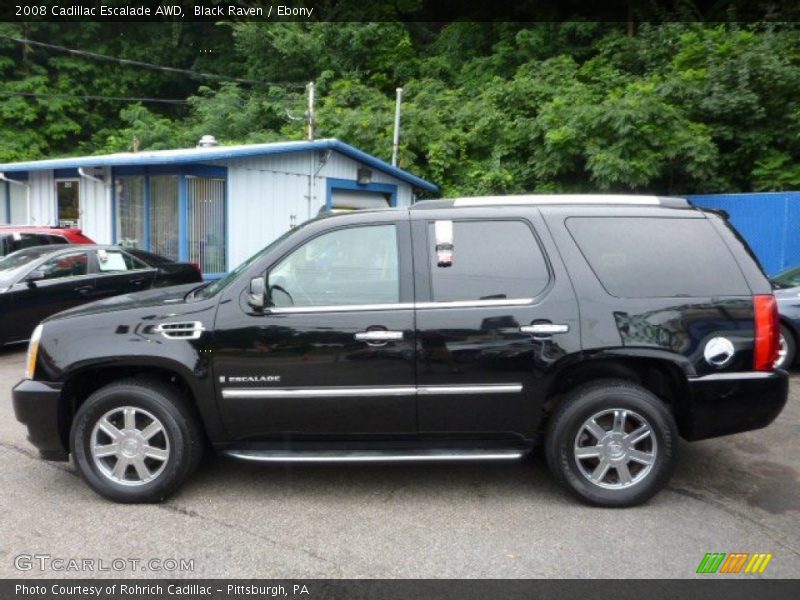Black Raven / Ebony 2008 Cadillac Escalade AWD