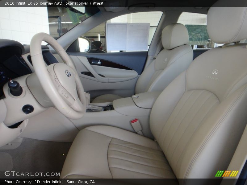 Scarlet Silver / Wheat 2010 Infiniti EX 35 Journey AWD