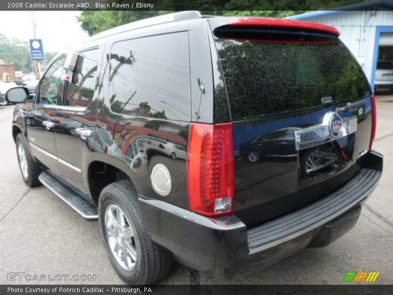 Black Raven / Ebony 2008 Cadillac Escalade AWD