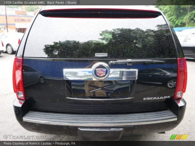 Black Raven / Ebony 2008 Cadillac Escalade AWD
