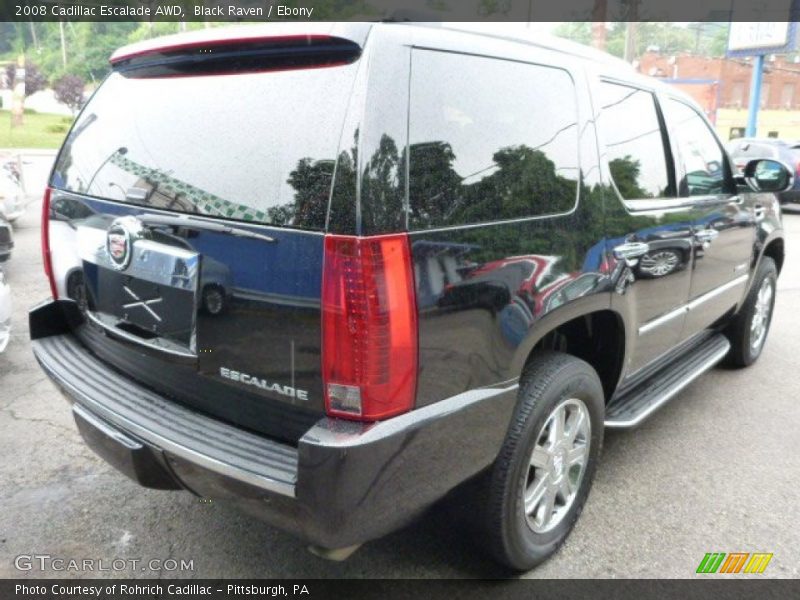 Black Raven / Ebony 2008 Cadillac Escalade AWD