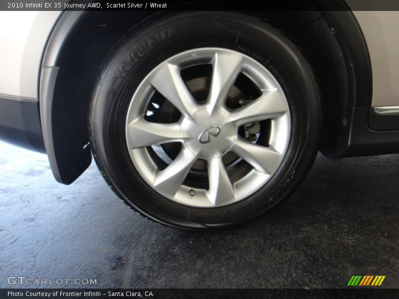 Scarlet Silver / Wheat 2010 Infiniti EX 35 Journey AWD