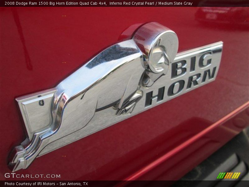 Inferno Red Crystal Pearl / Medium Slate Gray 2008 Dodge Ram 1500 Big Horn Edition Quad Cab 4x4