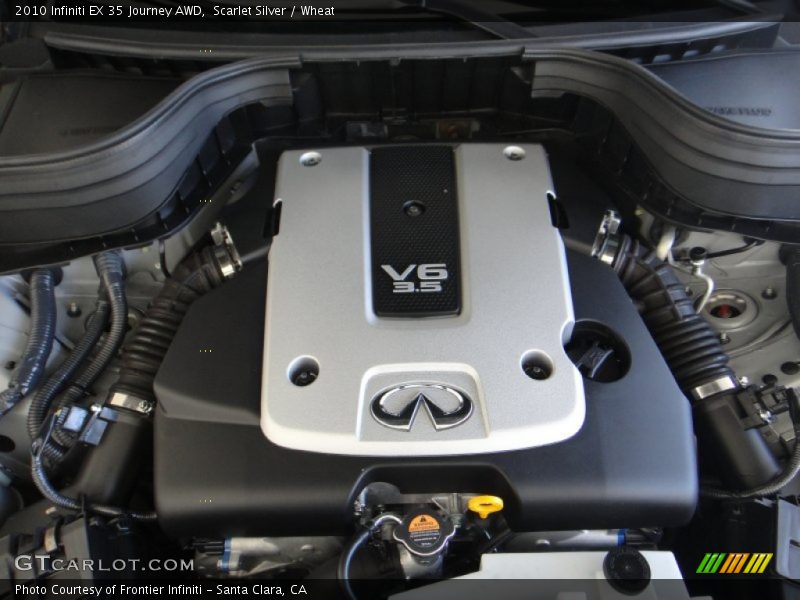Scarlet Silver / Wheat 2010 Infiniti EX 35 Journey AWD