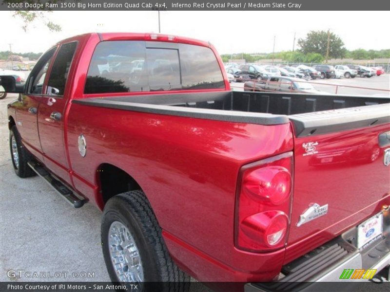 Inferno Red Crystal Pearl / Medium Slate Gray 2008 Dodge Ram 1500 Big Horn Edition Quad Cab 4x4