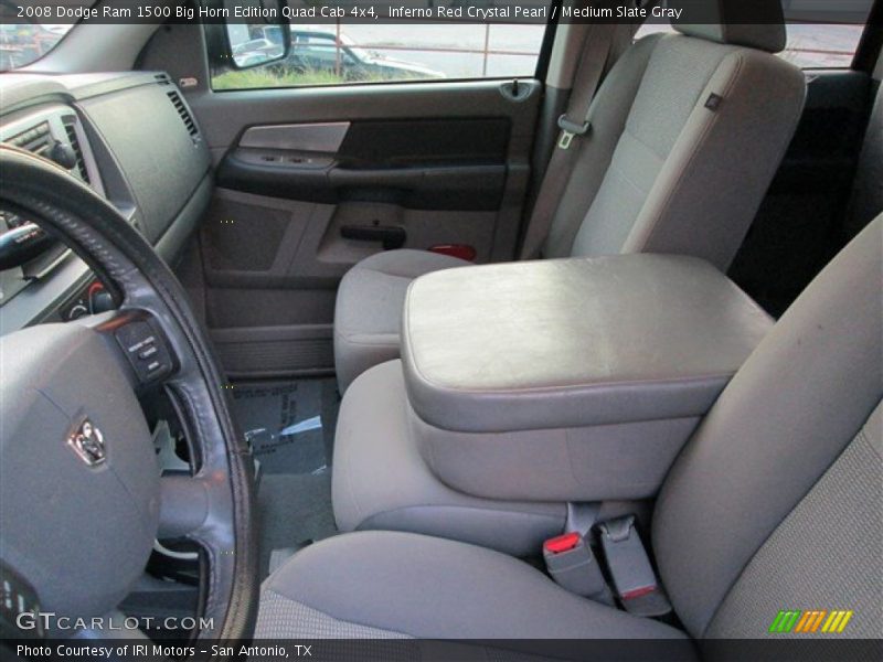 Inferno Red Crystal Pearl / Medium Slate Gray 2008 Dodge Ram 1500 Big Horn Edition Quad Cab 4x4