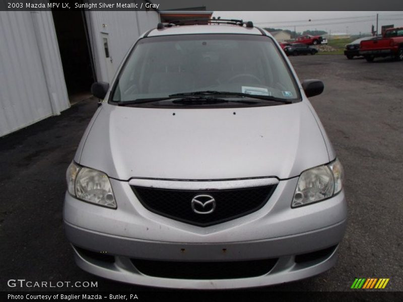Sunlight Silver Metallic / Gray 2003 Mazda MPV LX