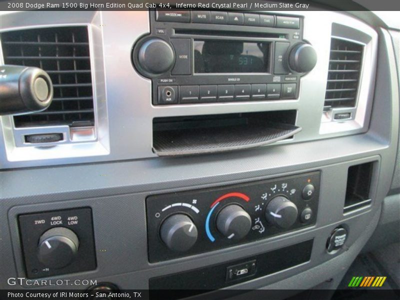 Inferno Red Crystal Pearl / Medium Slate Gray 2008 Dodge Ram 1500 Big Horn Edition Quad Cab 4x4