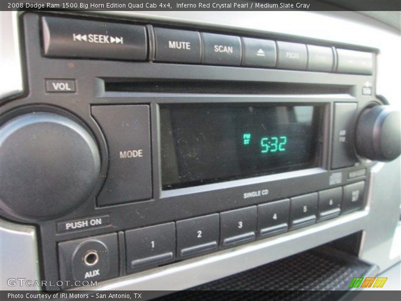Inferno Red Crystal Pearl / Medium Slate Gray 2008 Dodge Ram 1500 Big Horn Edition Quad Cab 4x4