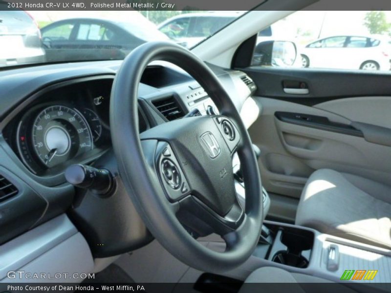 Polished Metal Metallic / Gray 2012 Honda CR-V LX 4WD